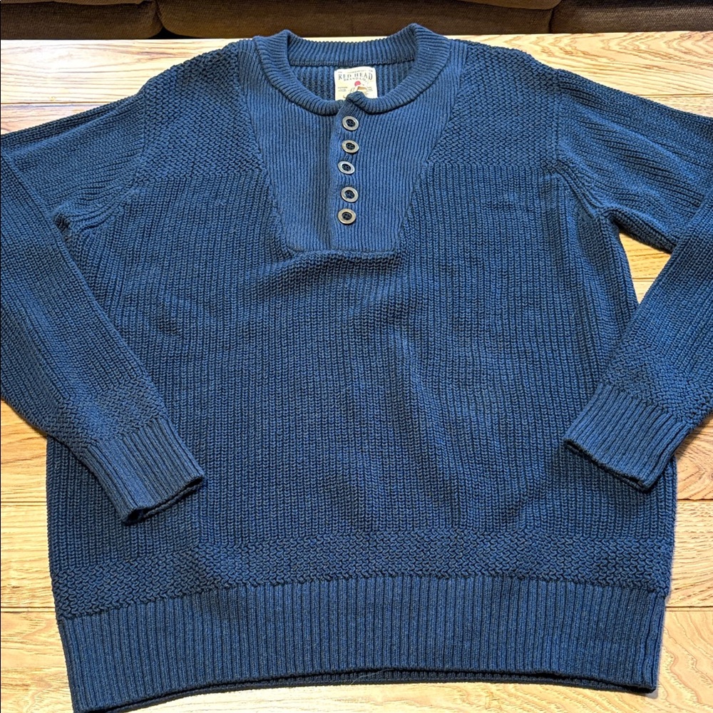 RedHead Blue Crewneck Sweater